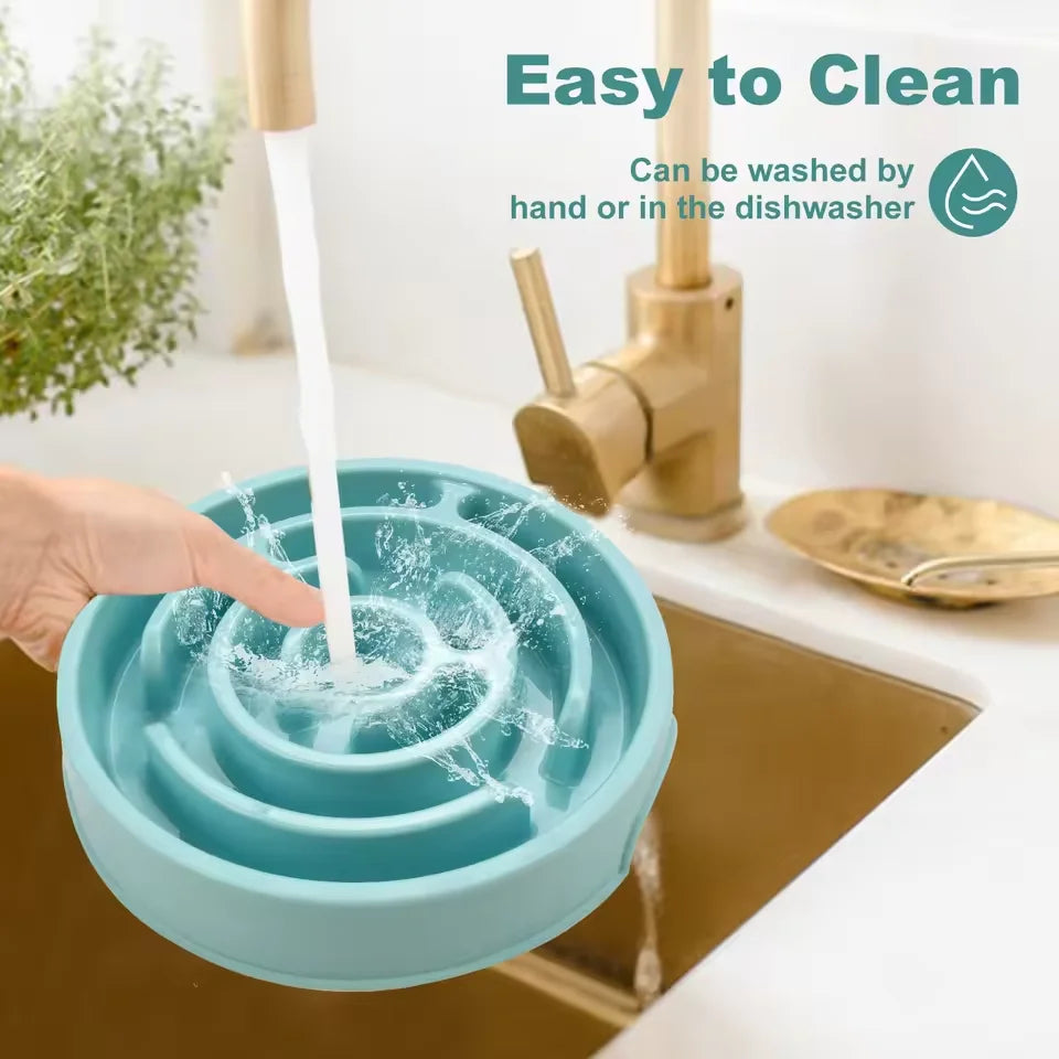 Pet cat and dog slow feeding tray pet supplies anti-choking and anti-choking cat and dog slow feeding tray licking pet supplies