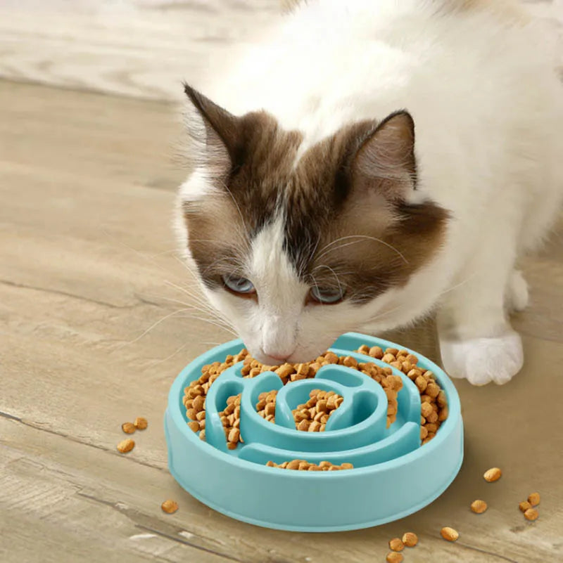 Pet cat and dog slow feeding tray pet supplies anti-choking and anti-choking cat and dog slow feeding tray licking pet supplies